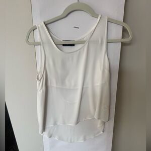 Astr Cream Sleeveless Tank Top